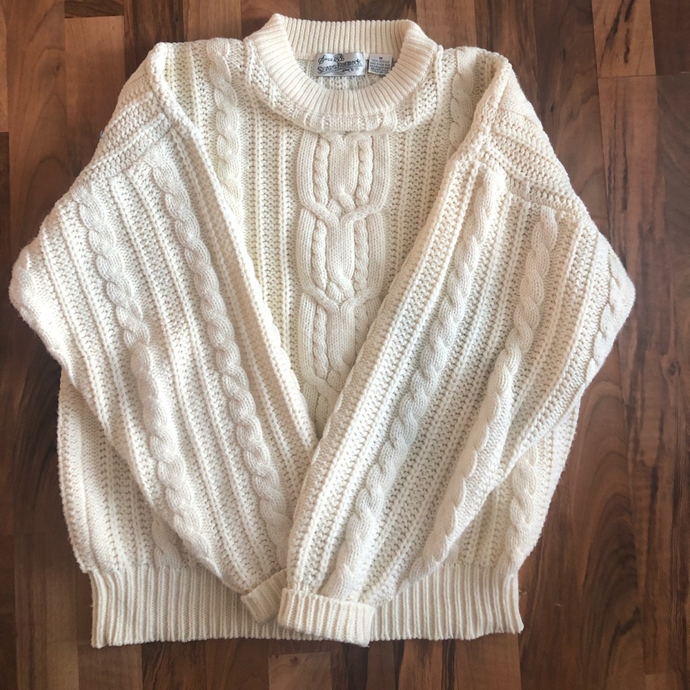 Men’s Fisherman Vintage Cable Knit sweater